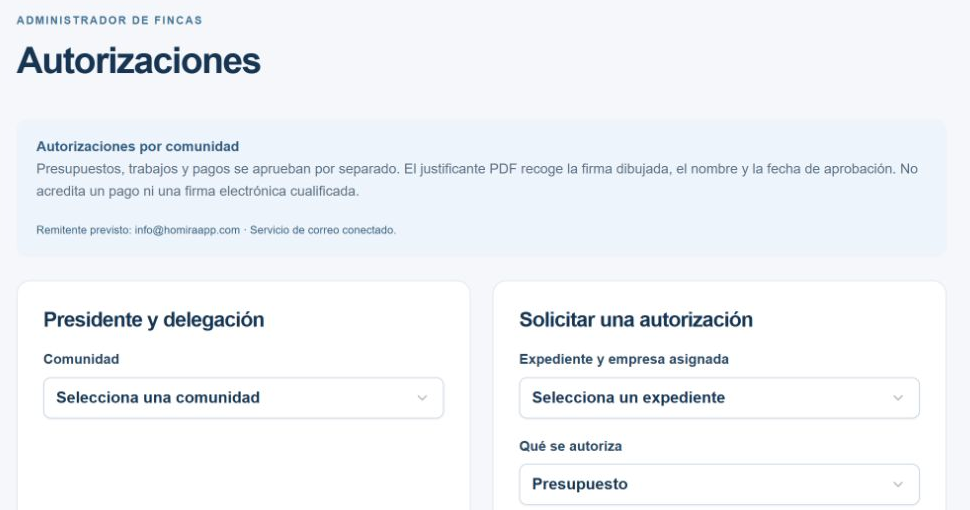Cada aprobación deja constancia. Panel real de la CRM sin registros